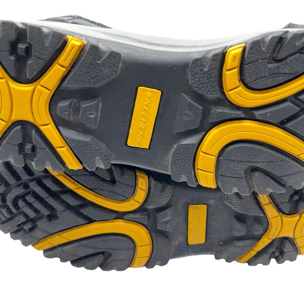 Skechers Hiking Trailing Running Shoes Mens 12‎ Relment Songeo Brown Leather - Picture 6 of 10